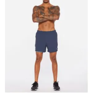 2XU Aero 5 Inch Shorts Men's Midnight Silver Reflective