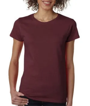5000L Gildan Missy Fit Heavy Cotton T-Shirt Maroon