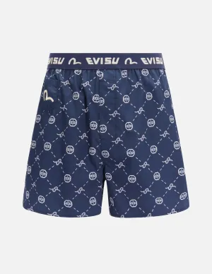 Allover Monogram Print Boxer Shorts