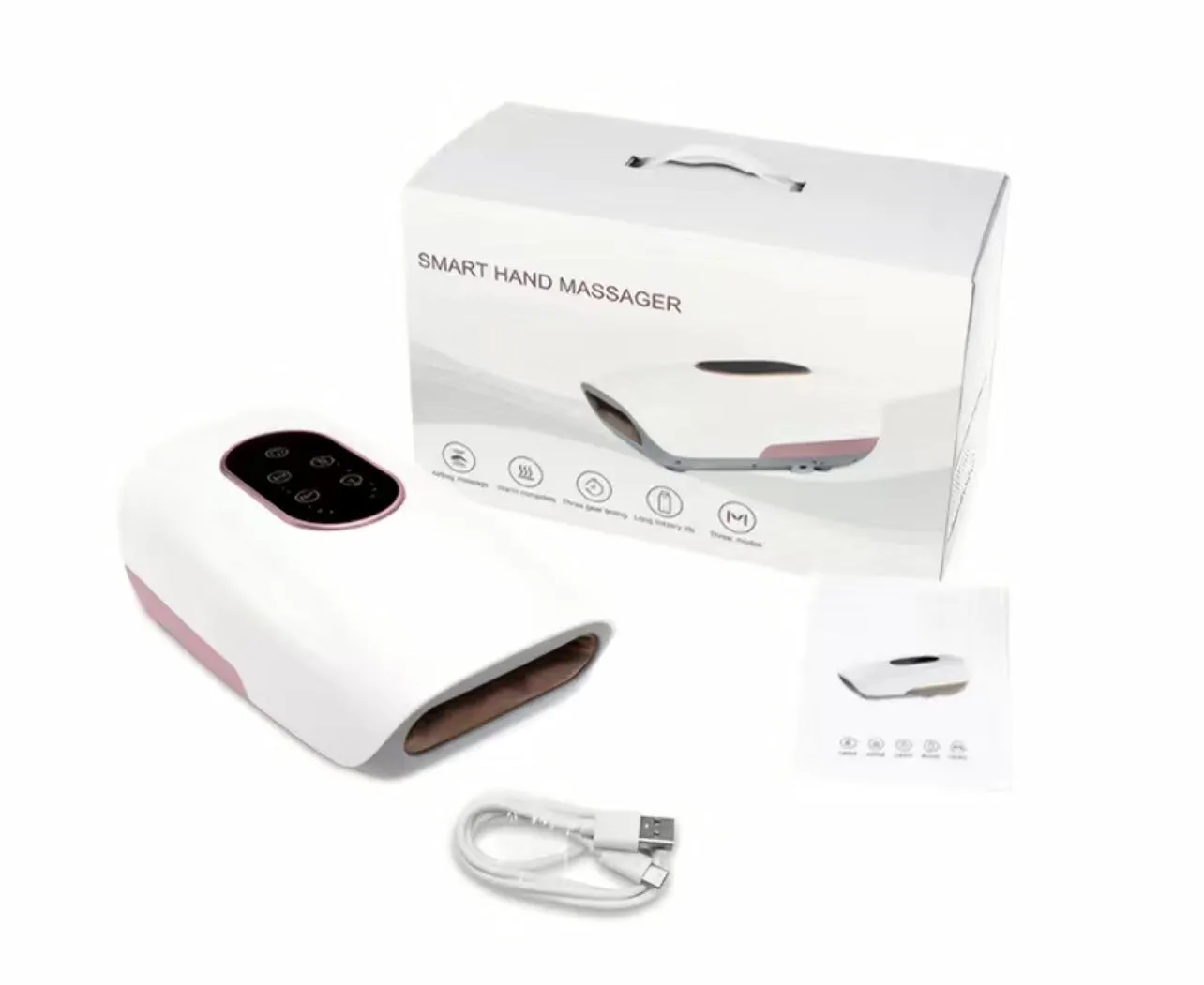 Arthritis and Carpel Tunnel Relief- Heated Compression Acupressure Hand Massager- Salon Quality at Home
