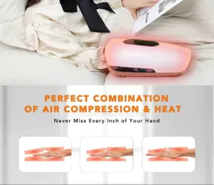 Arthritis and Carpel Tunnel Relief- Heated Compression Acupressure Hand Massager- Salon Quality at Home