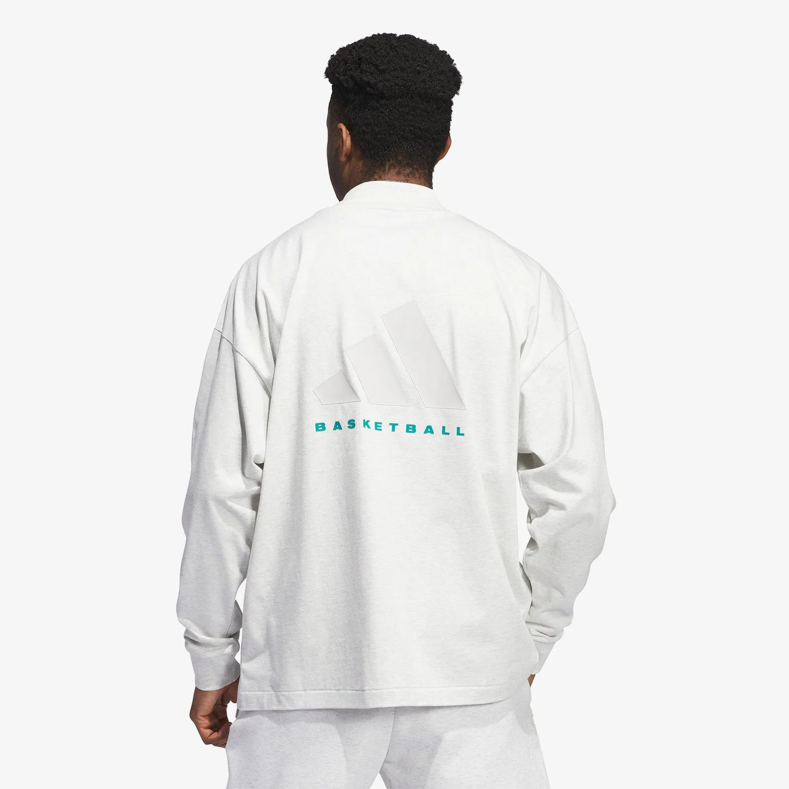 Basketball One Long-Sleeve T-Shirt - Grey