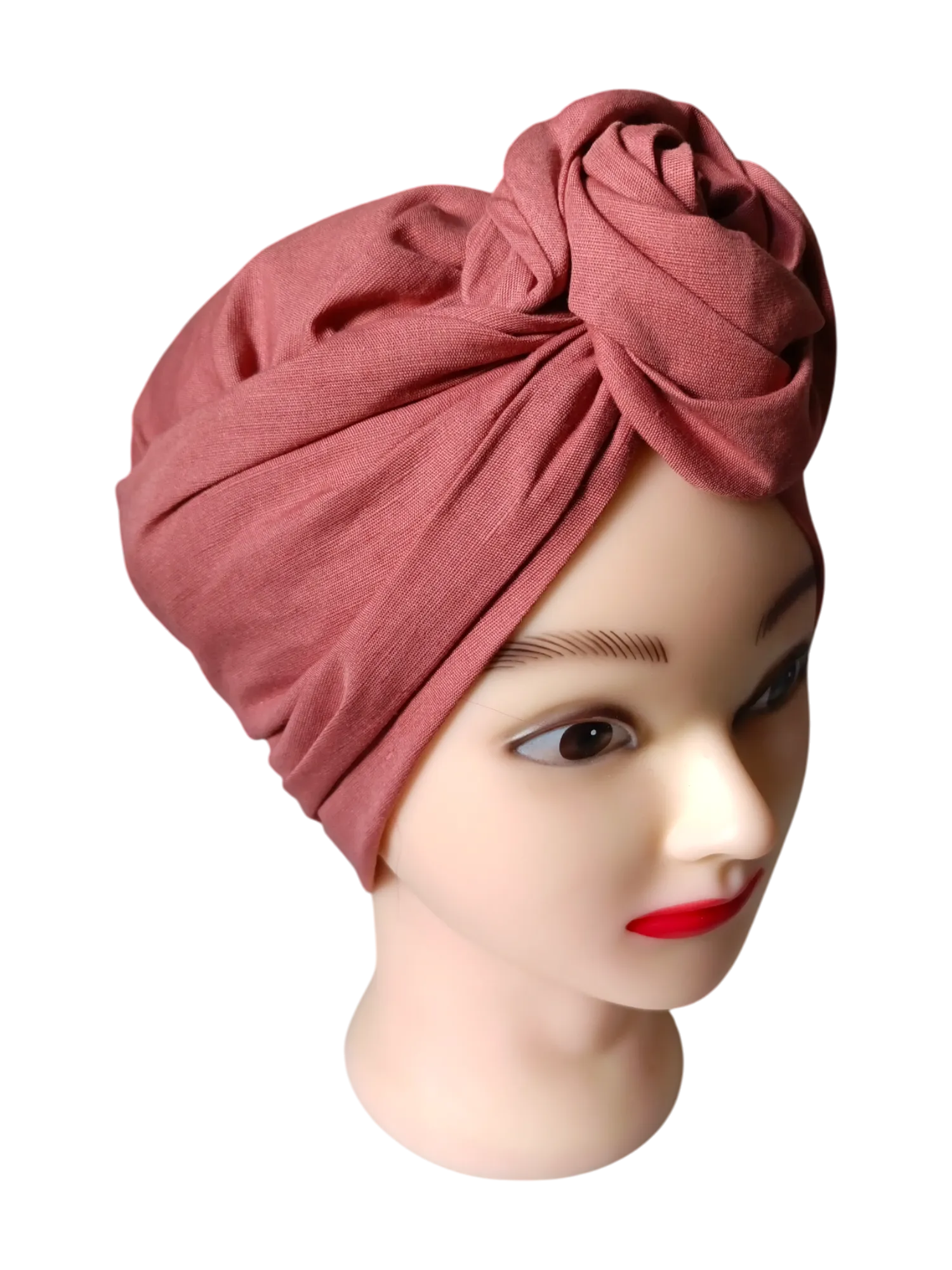 BETTY BOO WIRED TURBAN WRAP | Linen Rose
