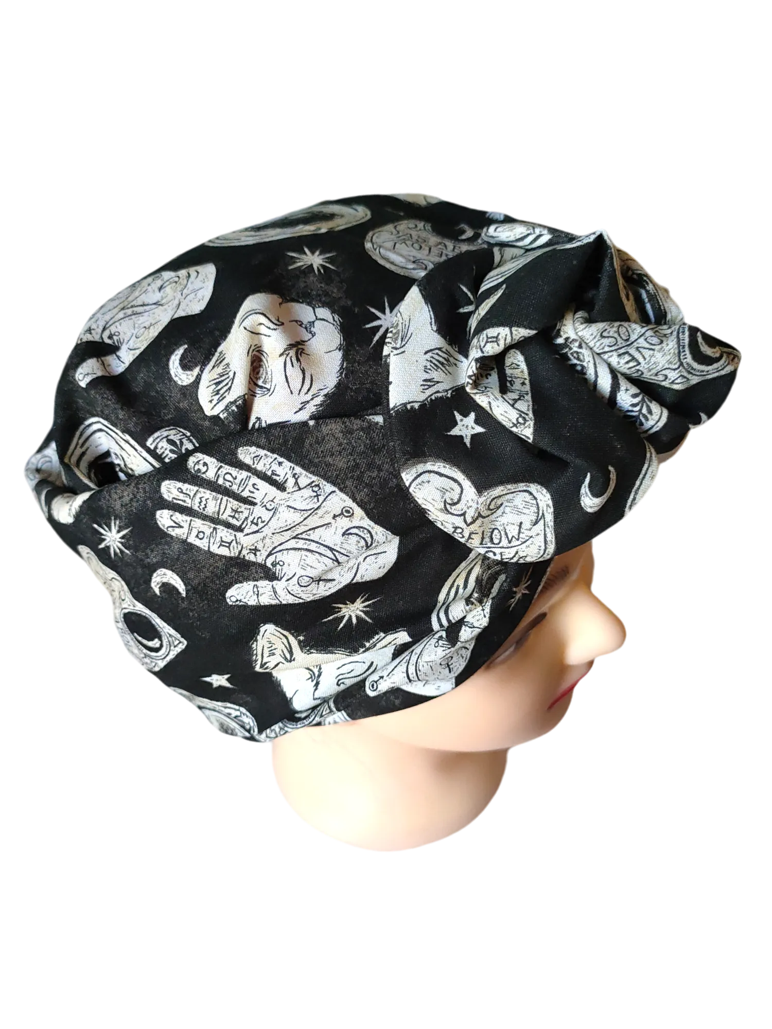 BETTY BOO WIRED TURBAN WRAP | Witchy | Black