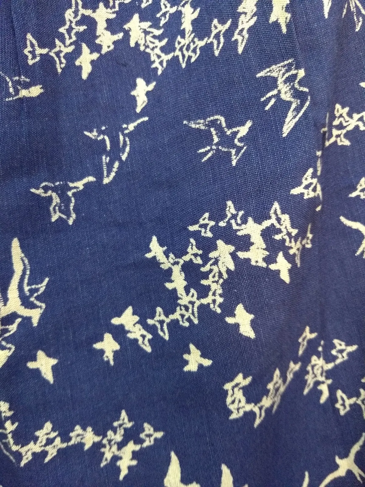 Blue Printed Palazzo Pant-NT000041BLUE