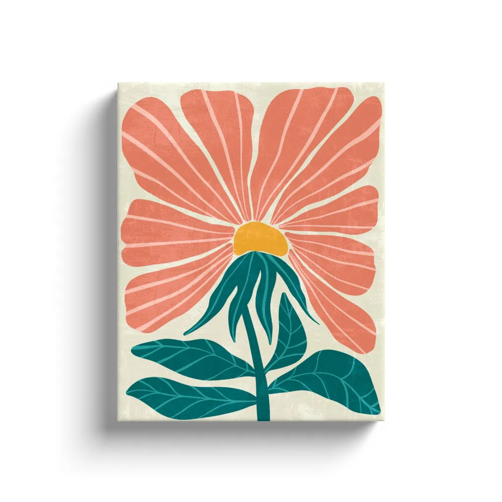 BOHO Flowers Style 10 - Canvas Wraps