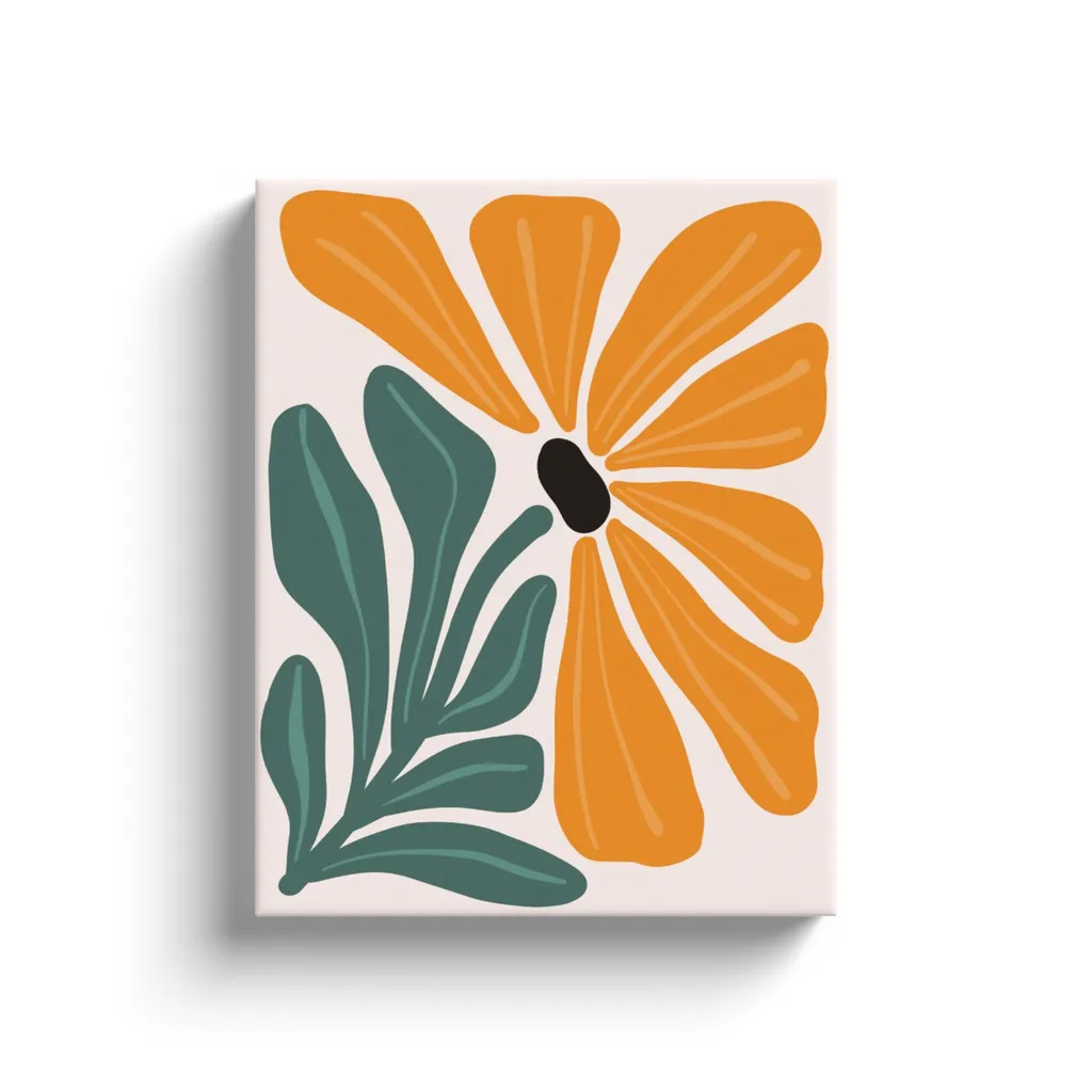 BOHO Flowers Style 8 - Canvas Wraps