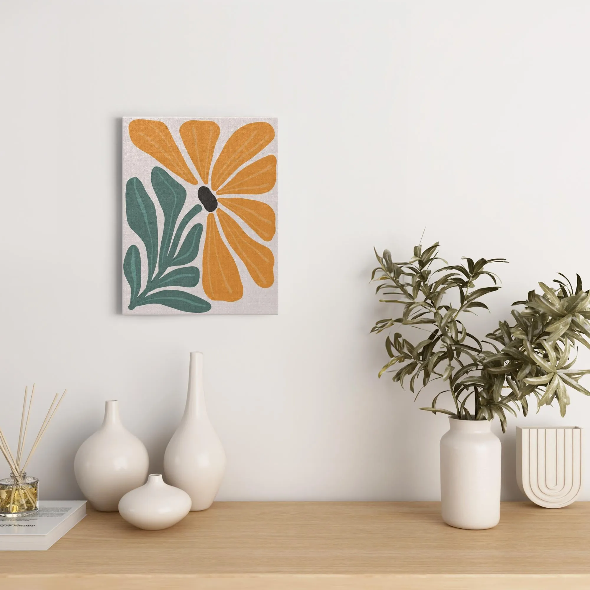BOHO Flowers Style 8 - Canvas Wraps