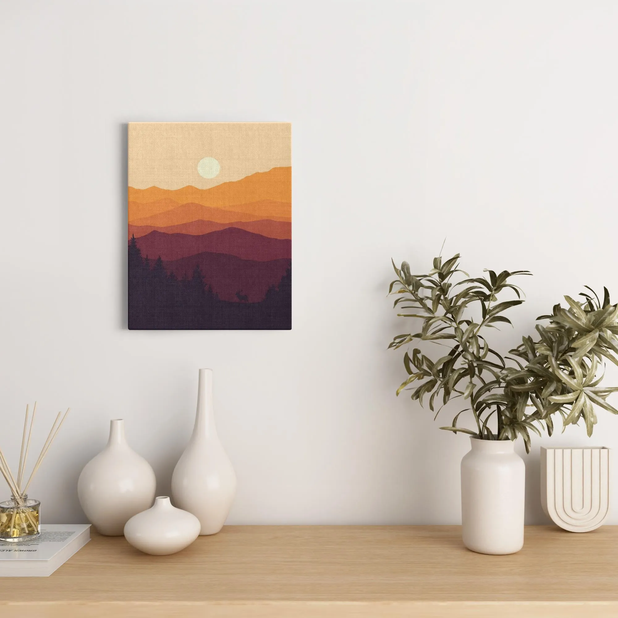 BOHO Mountains Ver 5 - Canvas Wraps
