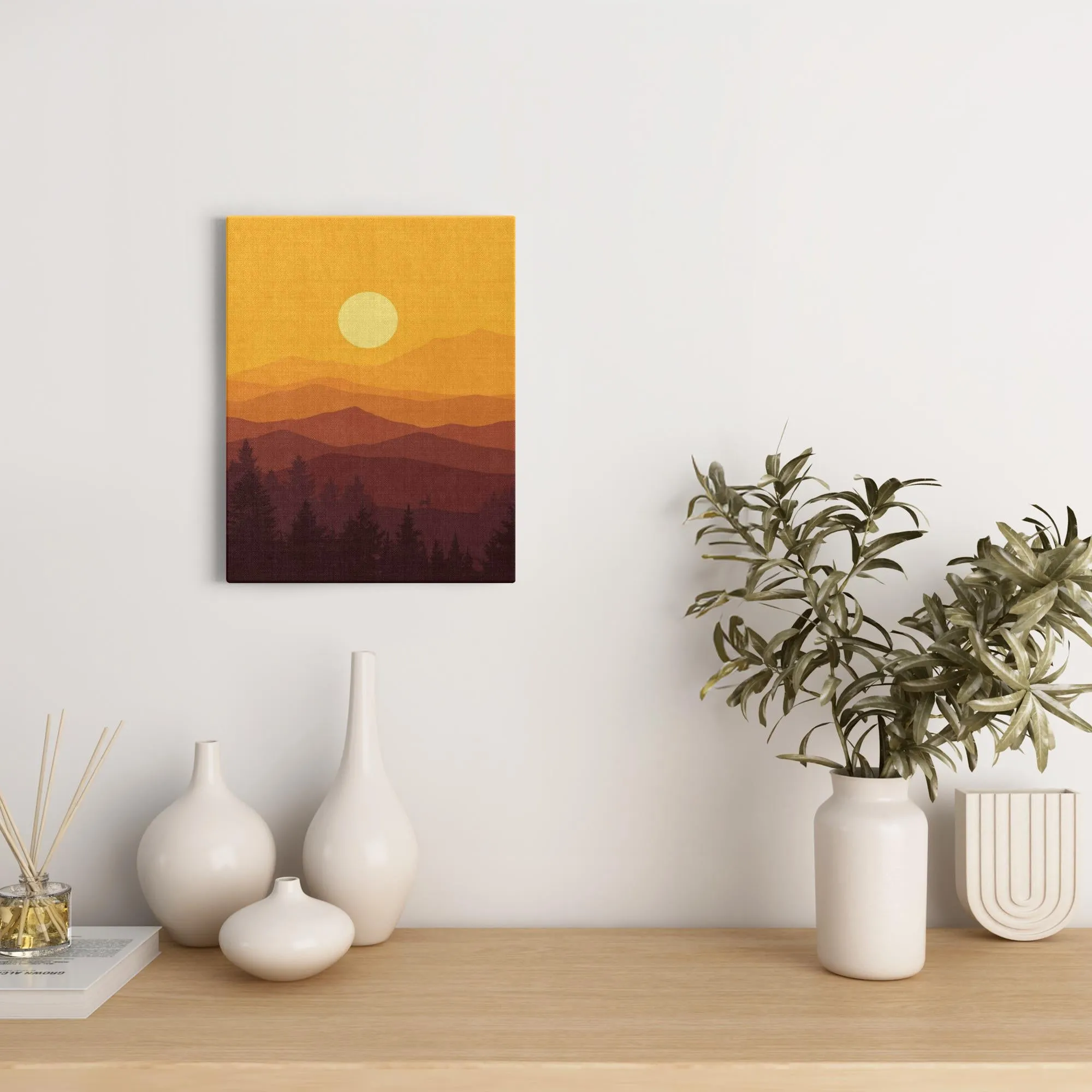 BOHO Mountains Ver 6 - Canvas Wraps