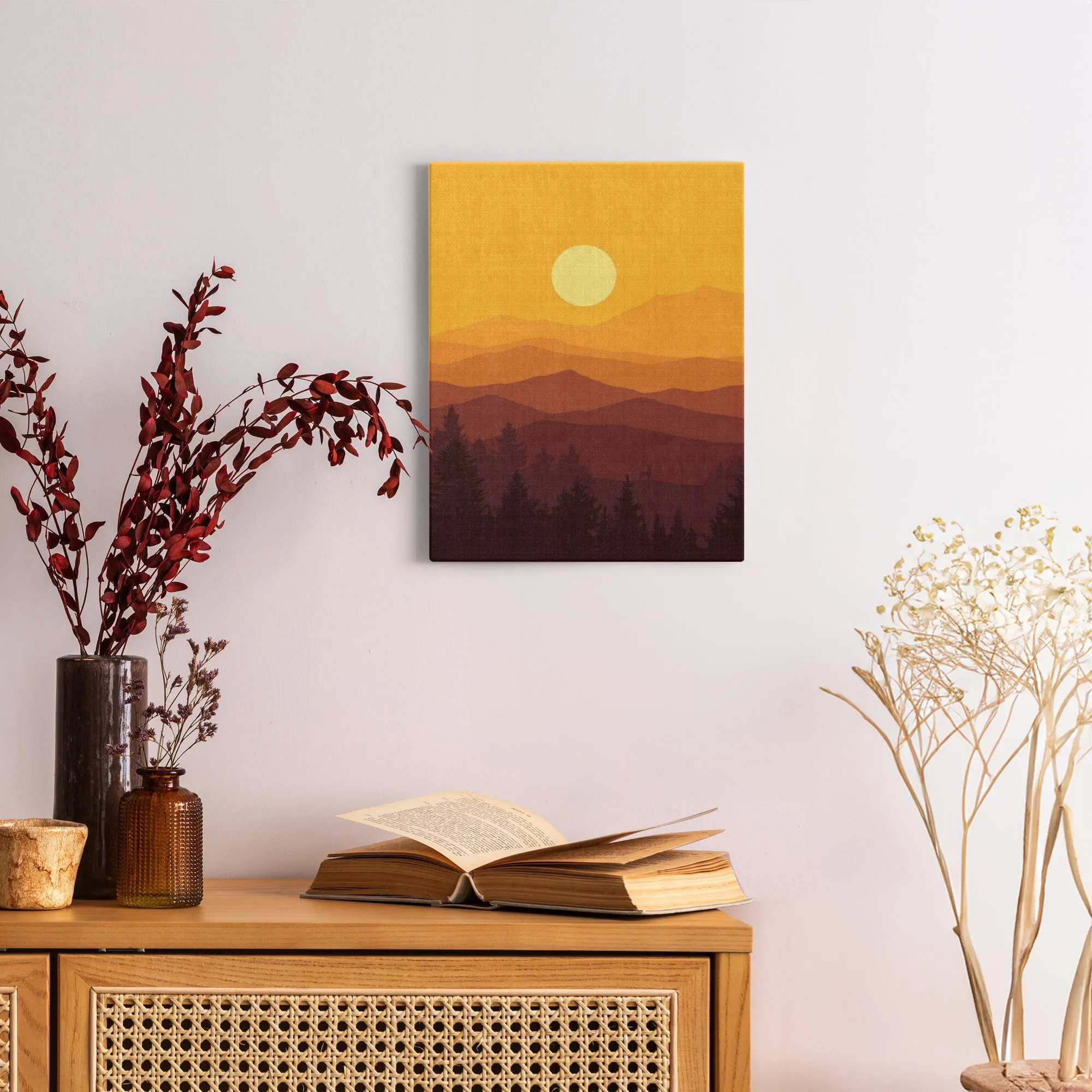 BOHO Mountains Ver 6 - Canvas Wraps