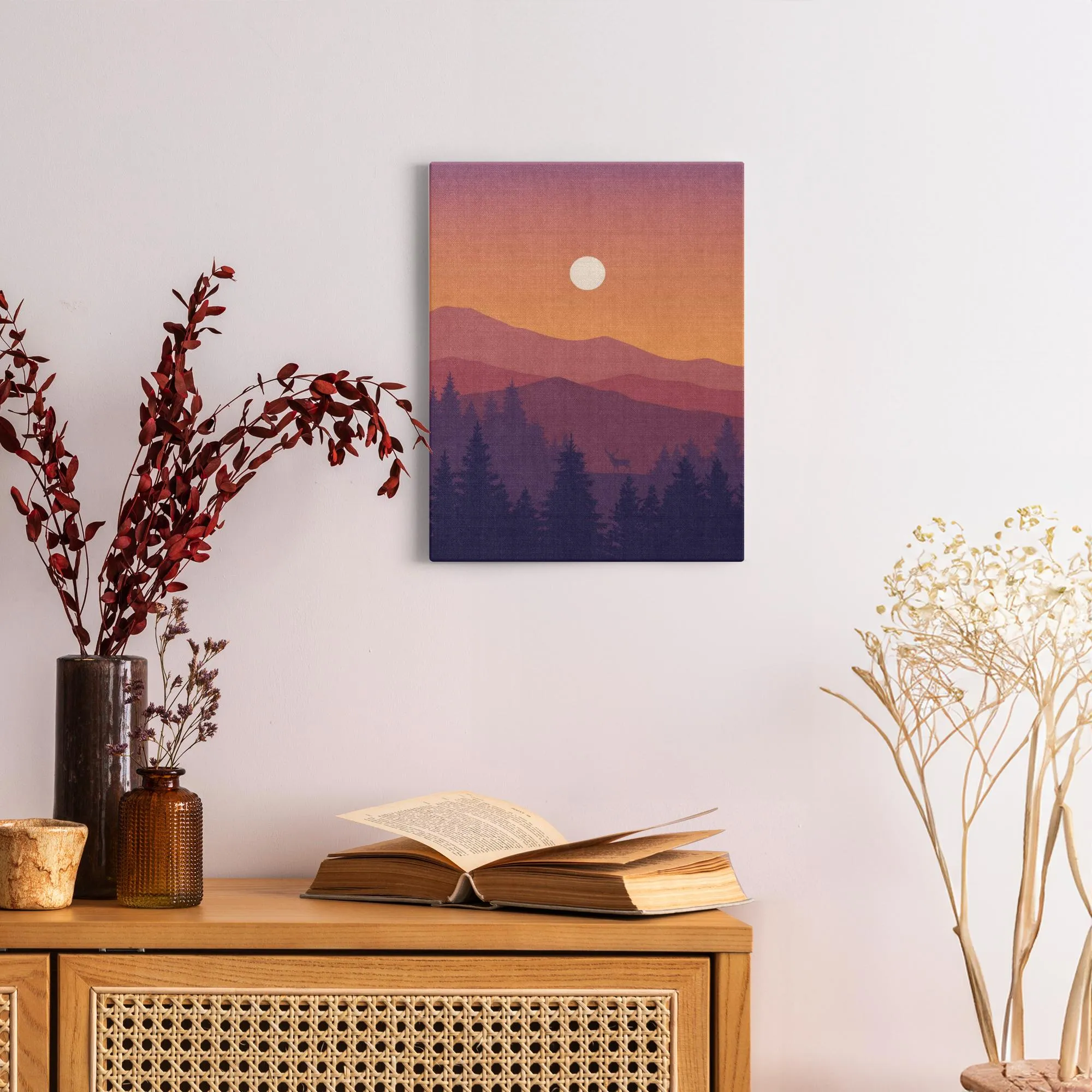 BOHO Mountains Ver 7 - Canvas Wraps