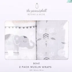 Boho Muslin 2PK Wraps