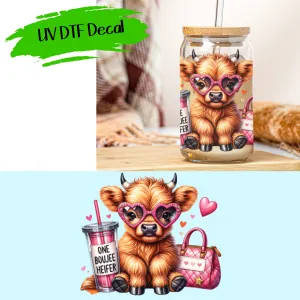 Boujee Heifer - UV DTF Decals (SHIPS IN 3-7 BUS DAYS)
