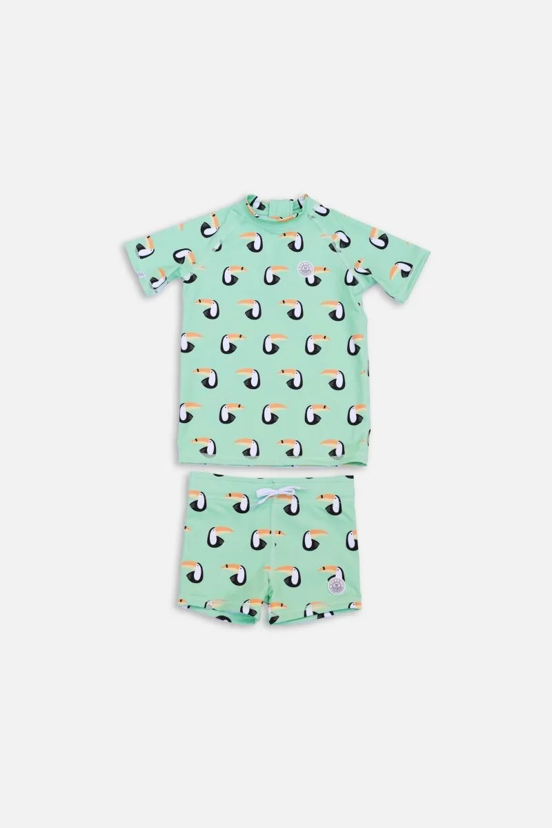 Boy set 2 piece set - Toucan Paradise