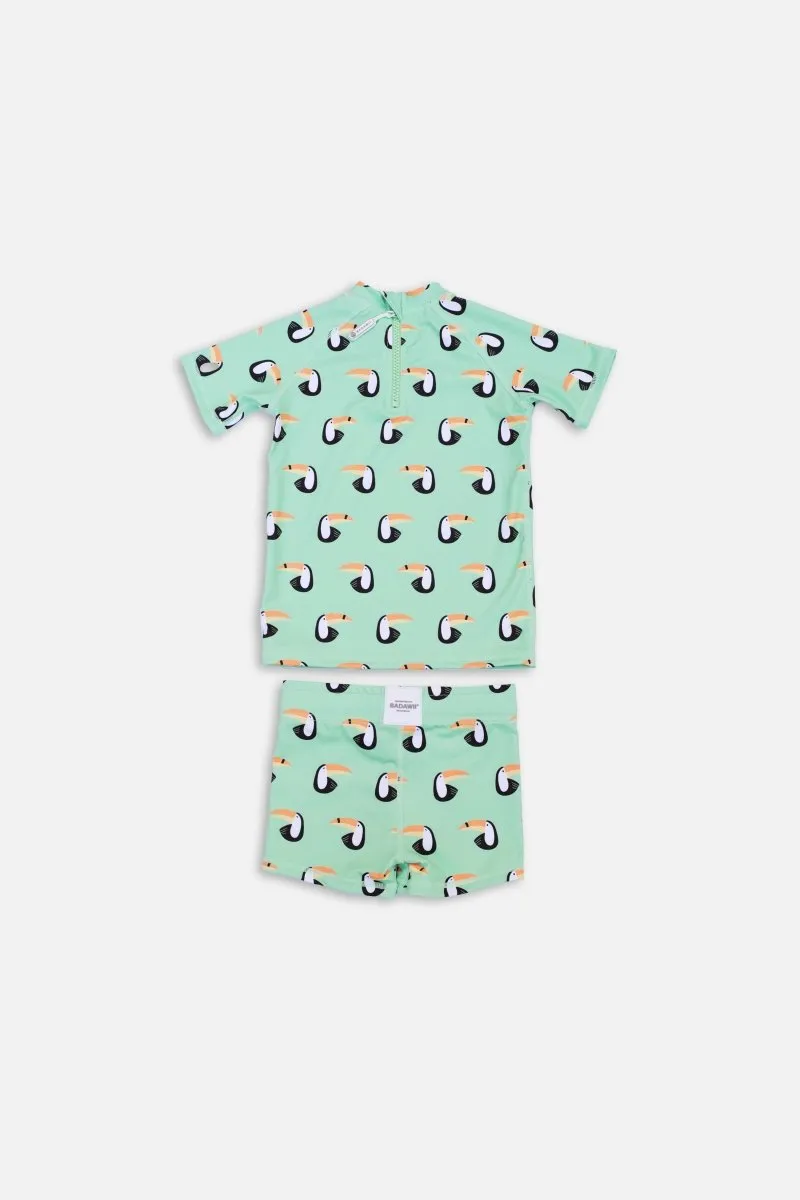 Boy set 2 piece set - Toucan Paradise