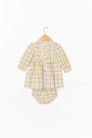 Colorful Checks Dress