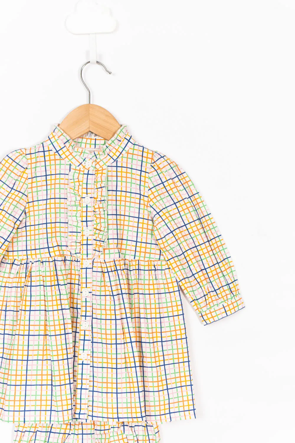 Colorful Checks Dress