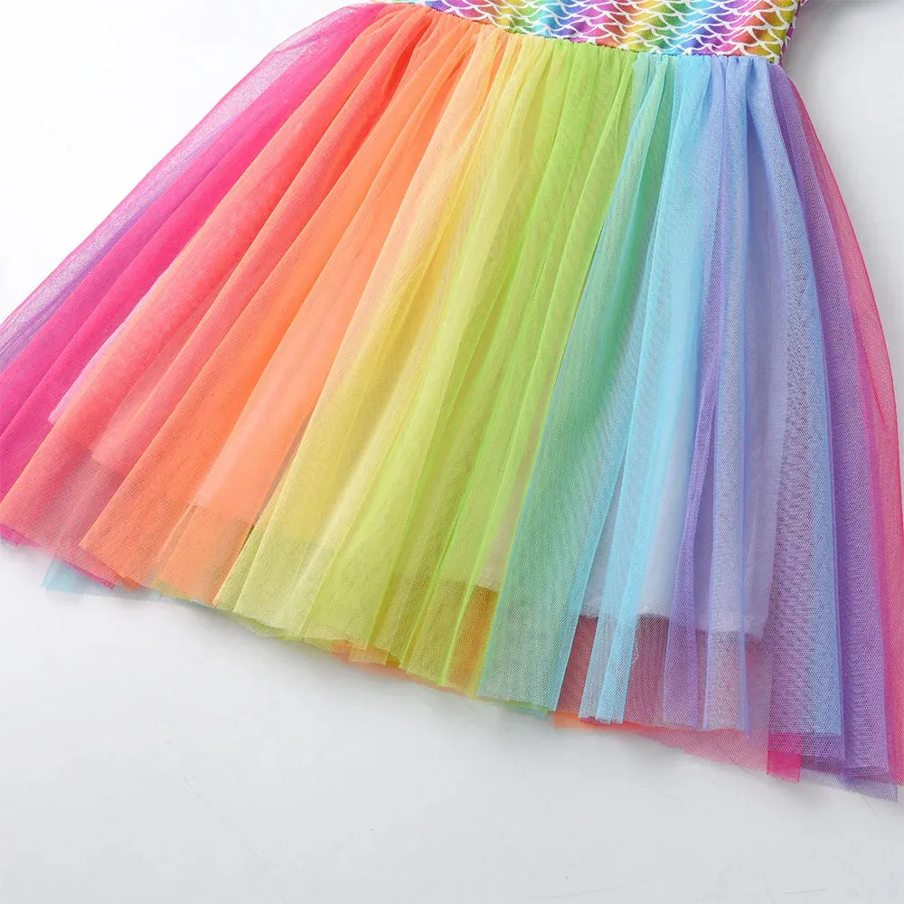 Colorful VIKITA Girls' Party Dress