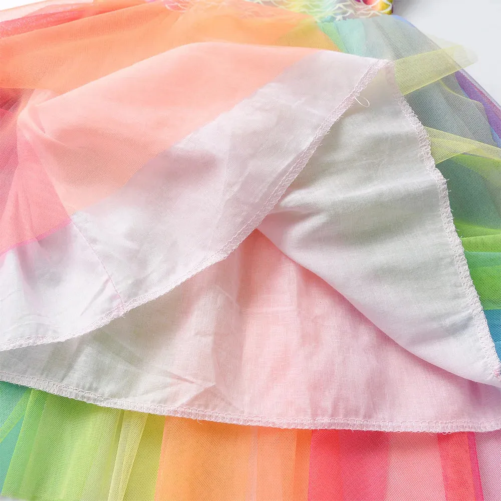 Colorful VIKITA Girls' Party Dress