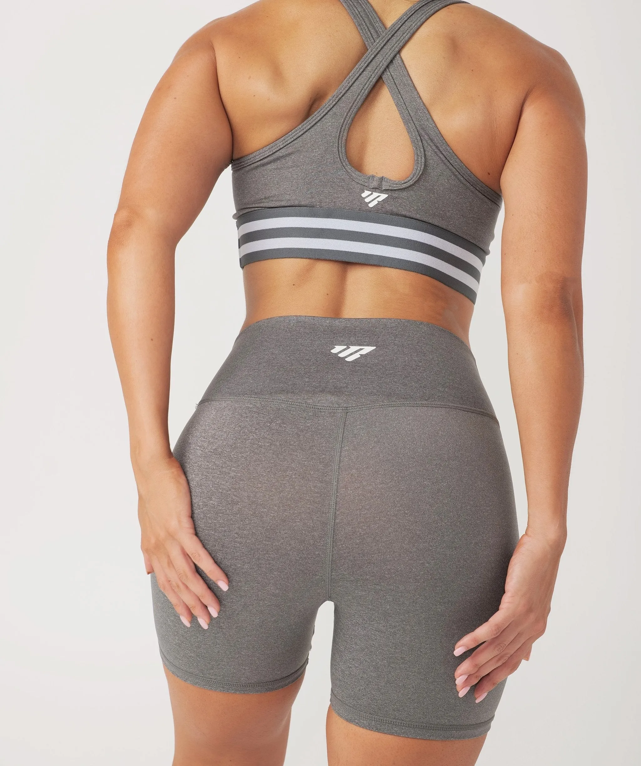Core Booty Shorts (Grey) by OneMoreRep