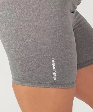 Core Booty Shorts (Grey) by OneMoreRep