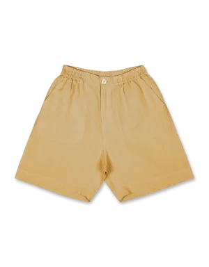 Cotton Linen Elastic Short
