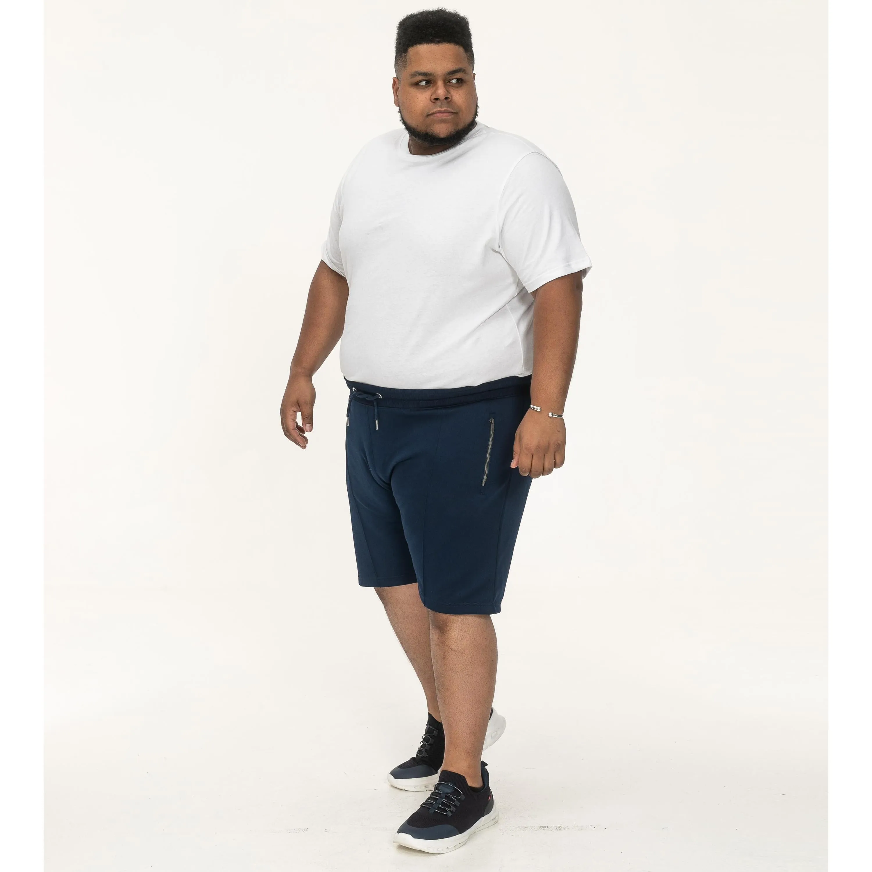 D555 Mens Spalding Big & Tall Elasticated Chino Shorts