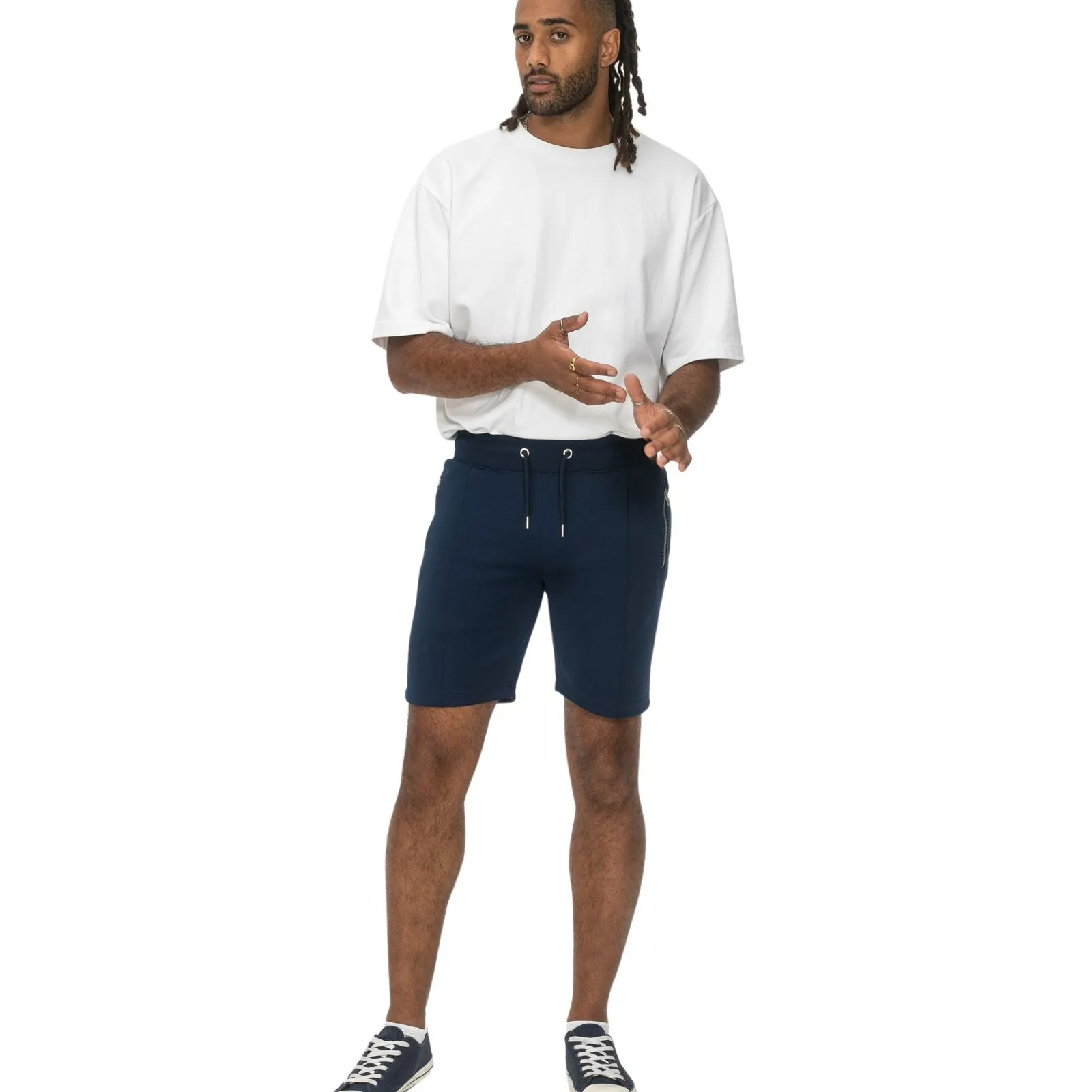 D555 Mens Spalding Big & Tall Elasticated Chino Shorts