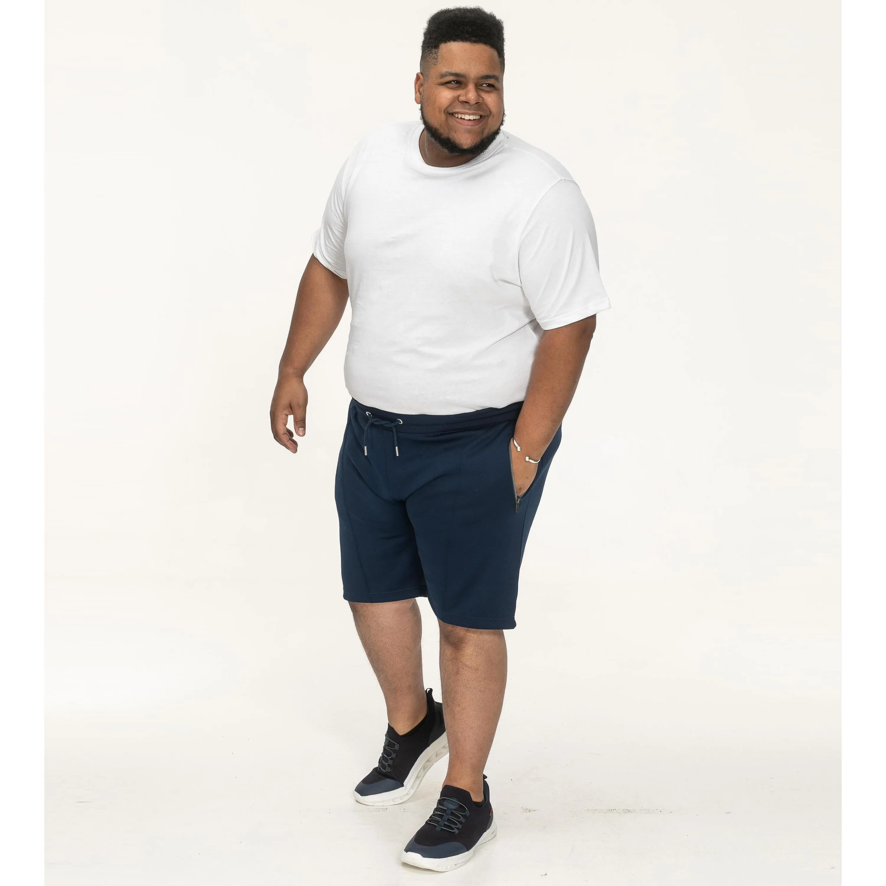 D555 Mens Spalding Big & Tall Elasticated Chino Shorts