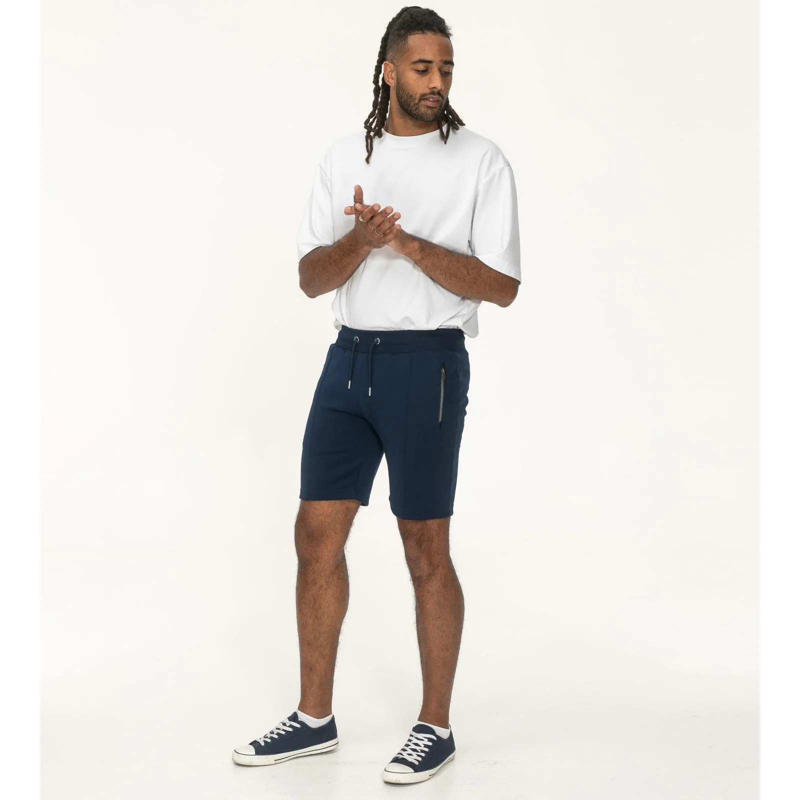 D555 Mens Spalding Big & Tall Elasticated Chino Shorts