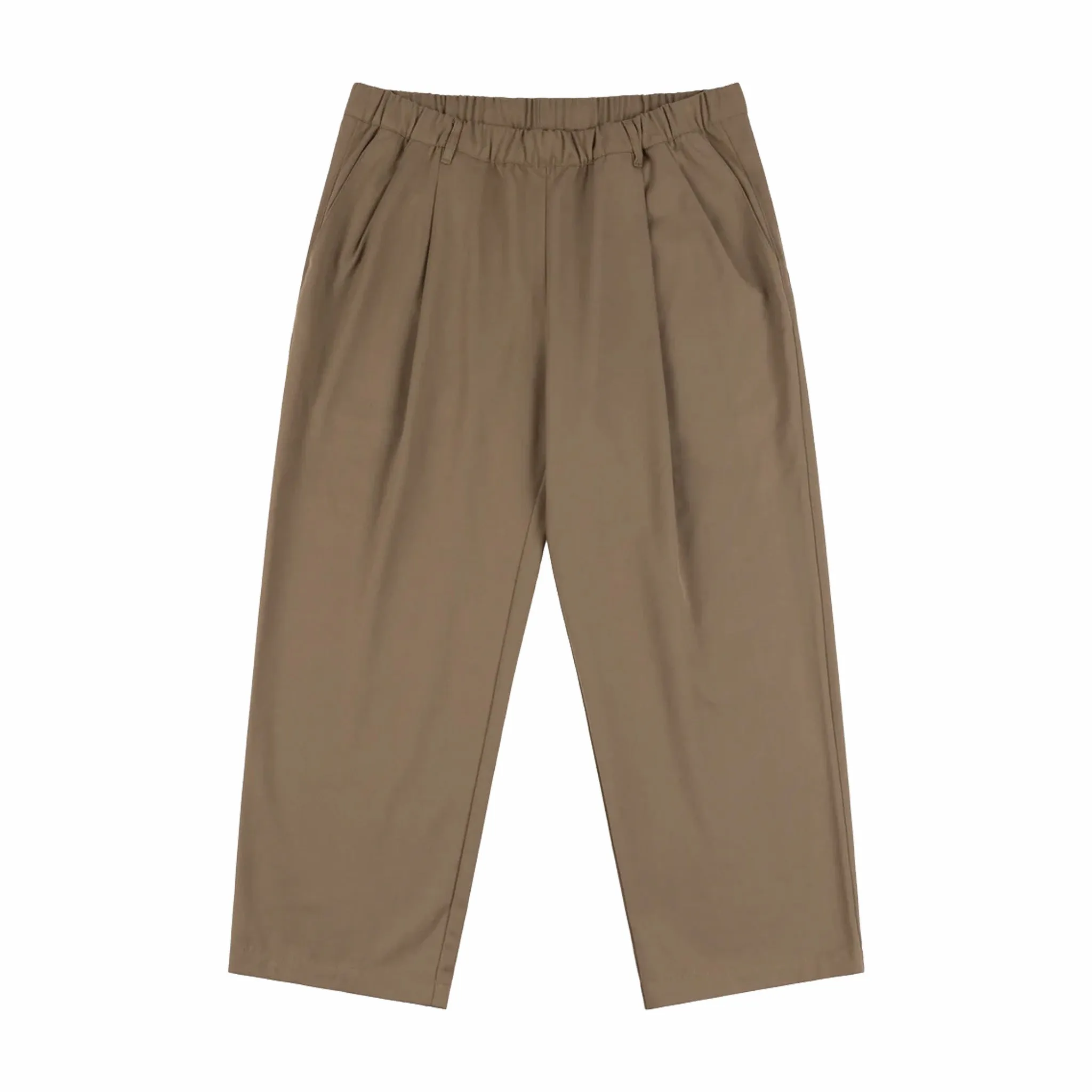 Dime Pleated Twill Pants (Camel)