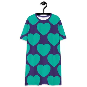 ELLIE LOVE mint purple - T-shirt dress