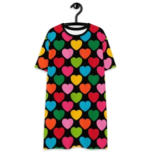 ELLIE LOVE mix black - T-shirt dress