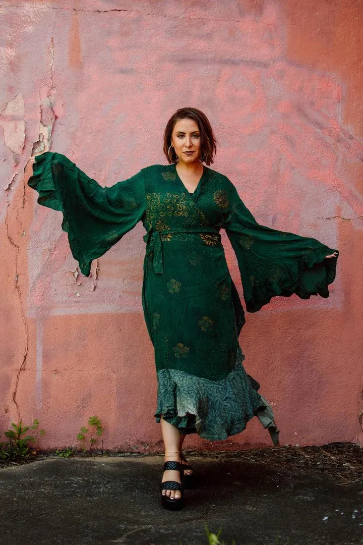Flourish Wrap Dress #73 by Kantha Bae