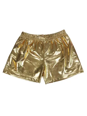Girls Multi Colors Stretch Waist Dance Gymnastic Swimming Shorts 9M-8