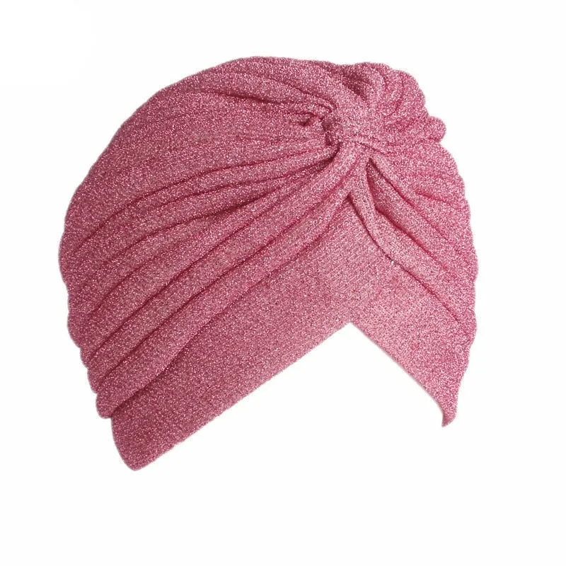 Glittery Turbans Knot Twist Head Wraps