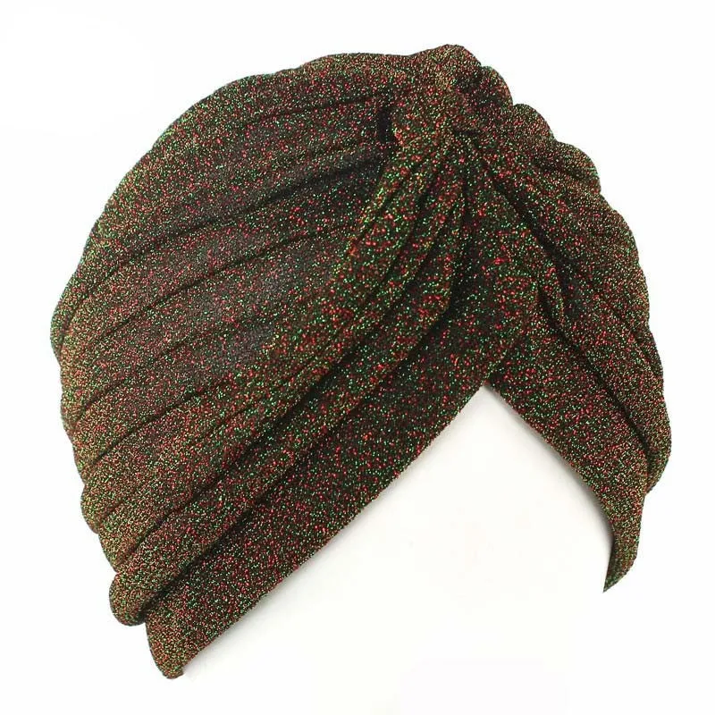 Glittery Turbans Knot Twist Head Wraps