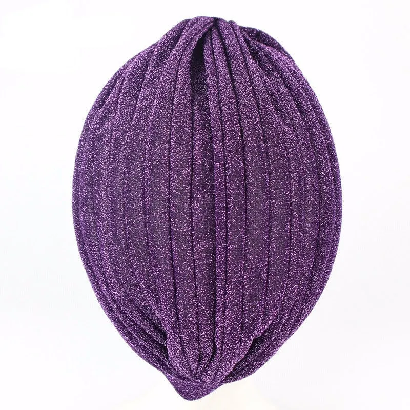 Glittery Turbans Knot Twist Head Wraps