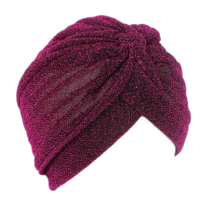Glittery Turbans Knot Twist Head Wraps