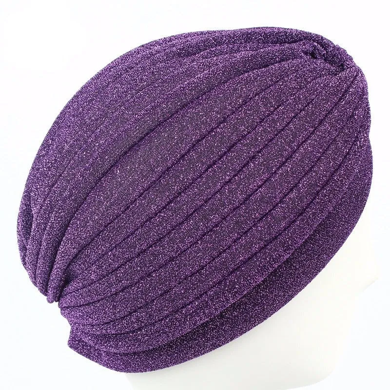 Glittery Turbans Knot Twist Head Wraps