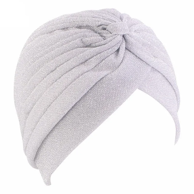 Glittery Turbans Knot Twist Head Wraps
