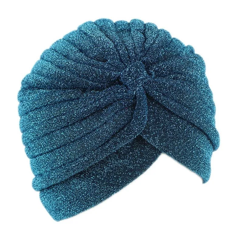 Glittery Turbans Knot Twist Head Wraps
