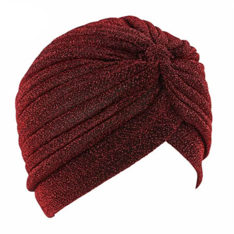 Glittery Turbans Knot Twist Head Wraps