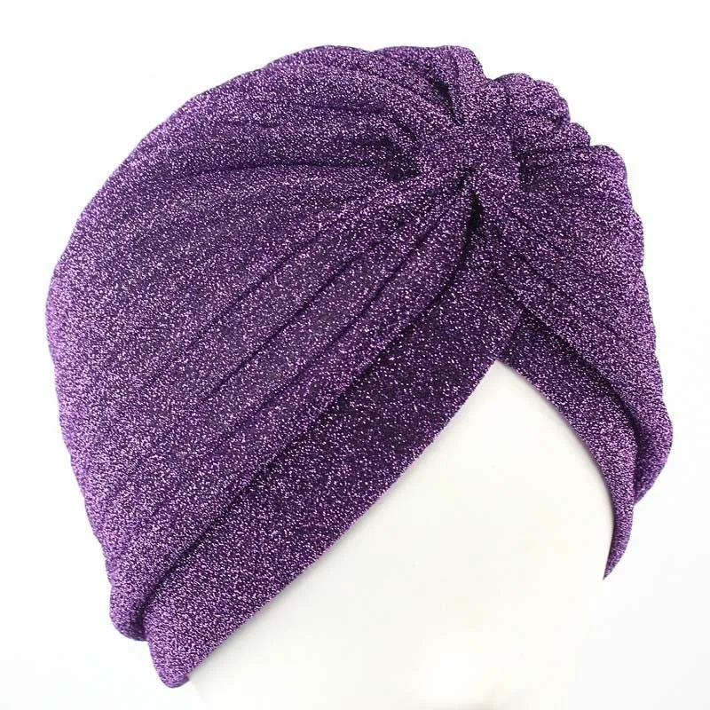 Glittery Turbans Knot Twist Head Wraps