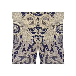 Golden and Blue - Inovax Women's Biker Shorts