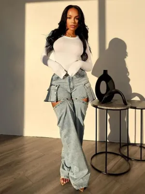 Got It All Detachable Jeans