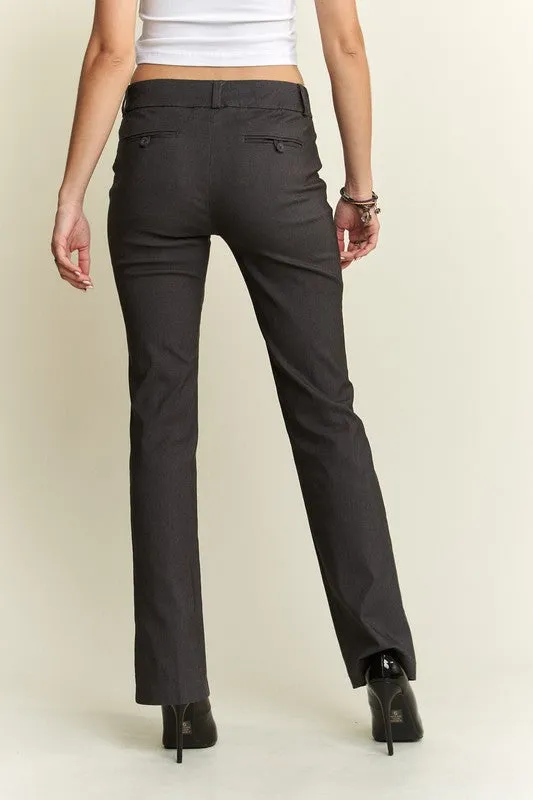 Hazel Blues® |  ADORA Regular Rise Slim Bootcut Pants