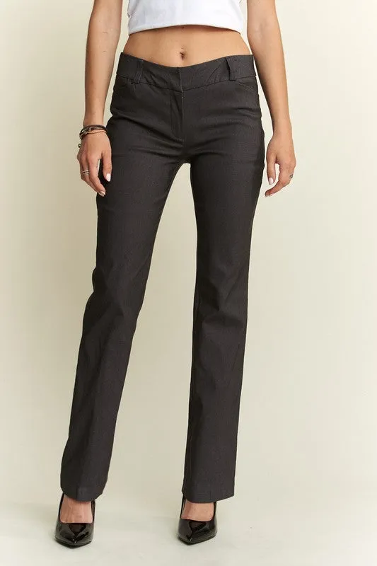 Hazel Blues® |  ADORA Regular Rise Slim Bootcut Pants