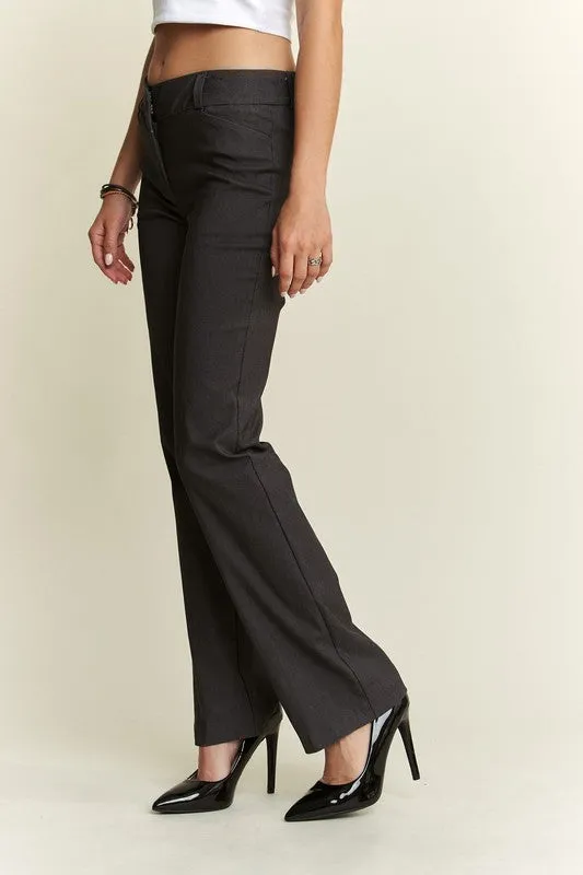 Hazel Blues® |  ADORA Regular Rise Slim Bootcut Pants